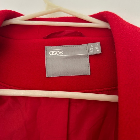 ASOS Red Long-Sleeve jacket - Picture 3 of 3